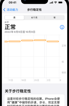 武陵iPhone手机维修如何在iPhone开启'步行稳定性通知'