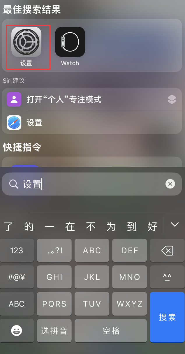 武陵苹果手机维修分享：iPhone 找不到“设置”或“App Store”怎么办？ 