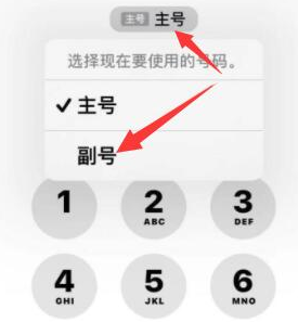 武陵苹果14维修店分享iPhone 14 Pro Max使用副卡打电话的方法 