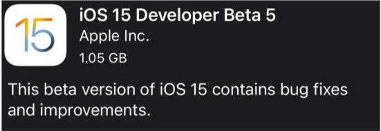 武陵苹果手机维修分享如何升级到iOS15.0 beta5 